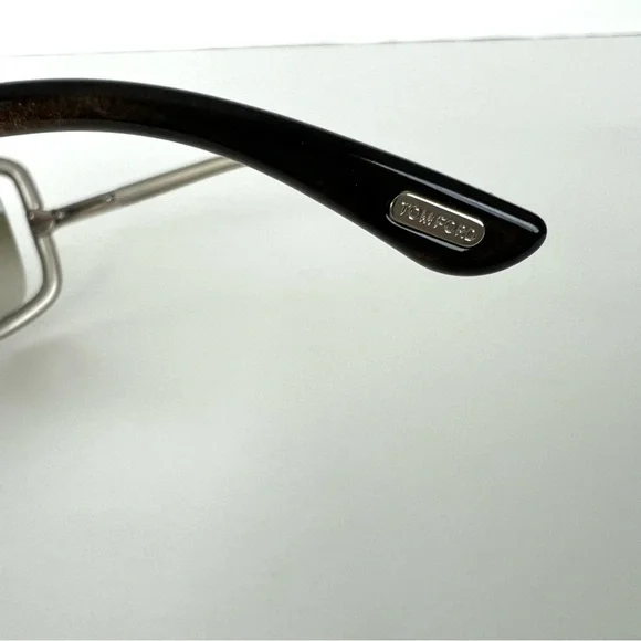 TOM FORD TF125 Anais Gray Gradient Lenses w Black Gray Silver Frame Sunglasses - Picture 13 of 14